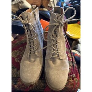 Lucky Brand Diedrah. Brown Suede Leather AnkleBoots Size 9